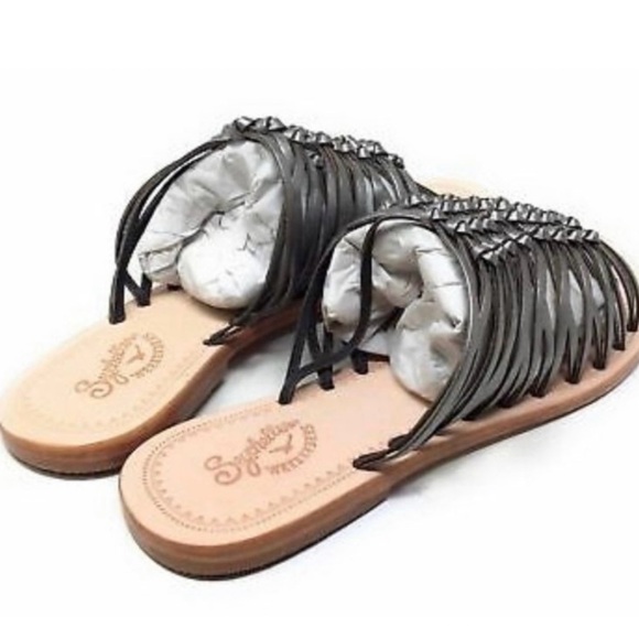 Seychelles Silver Metallic NWOT Sandals - Picture 3 of 5